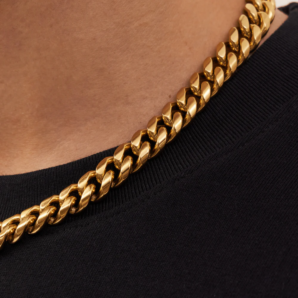 Cuban Link Chain Gold (12mm)