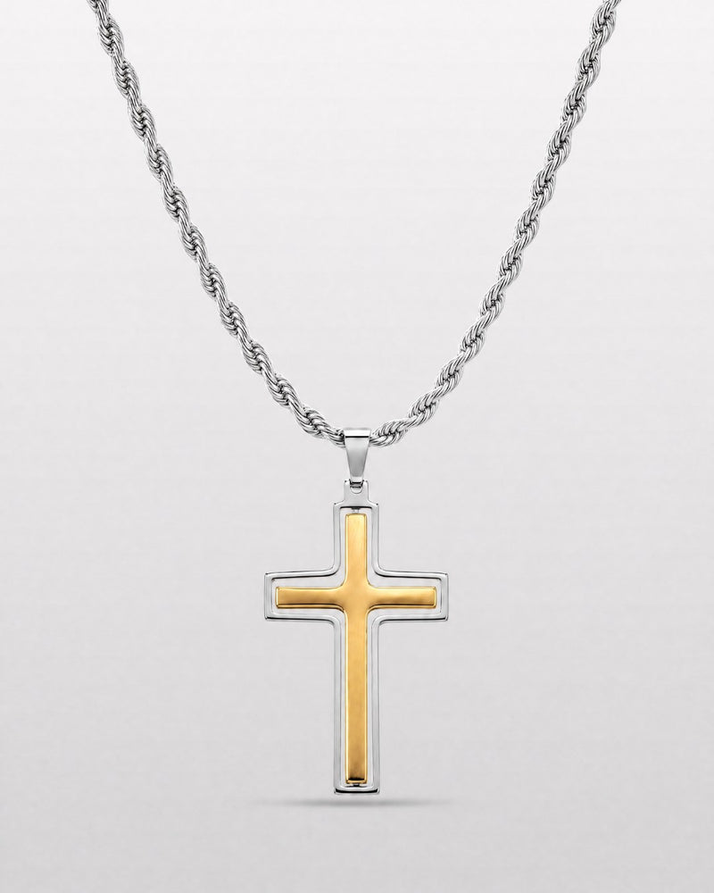 Gold Orbital Cross