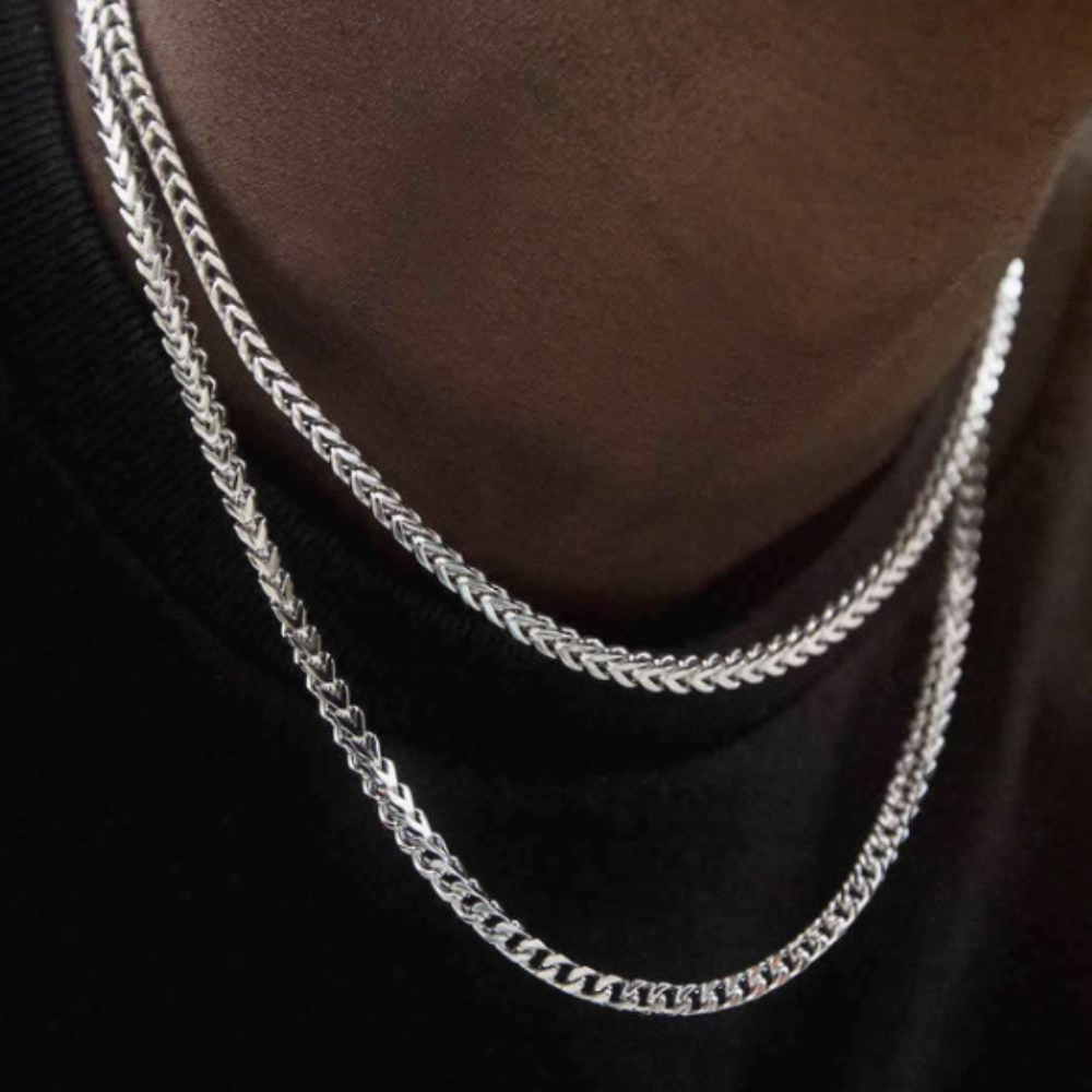 Franco Chain White Gold (3mm)