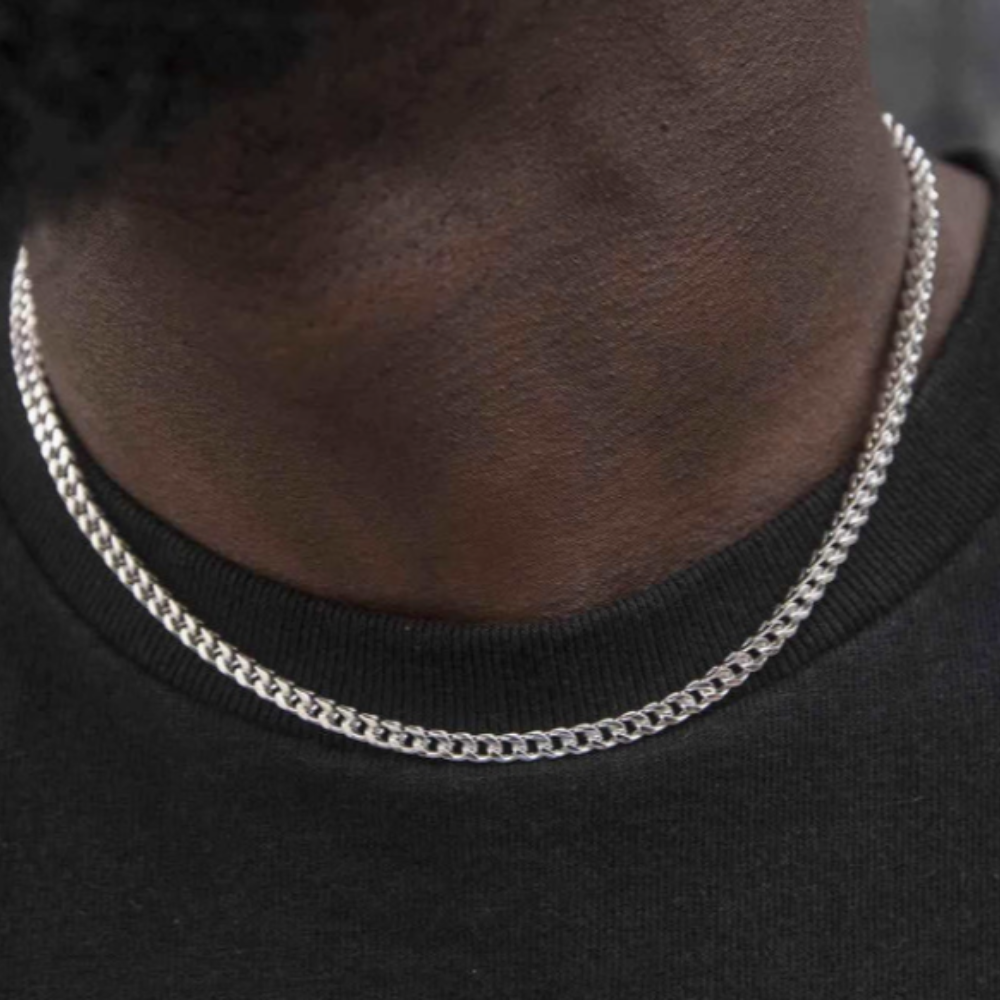 Franco Chain White Gold (3mm)