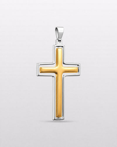 Gold Orbital Cross