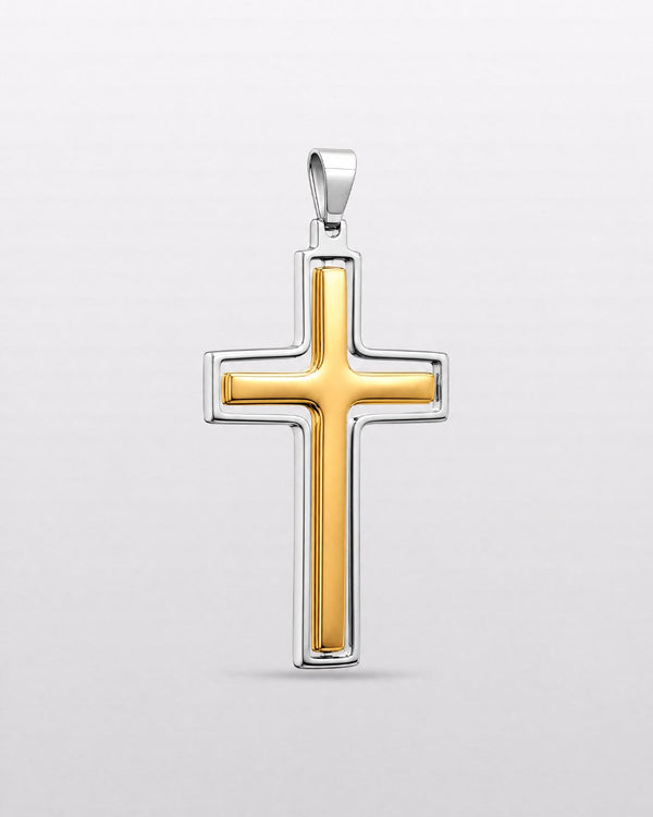 Gold Orbital Cross