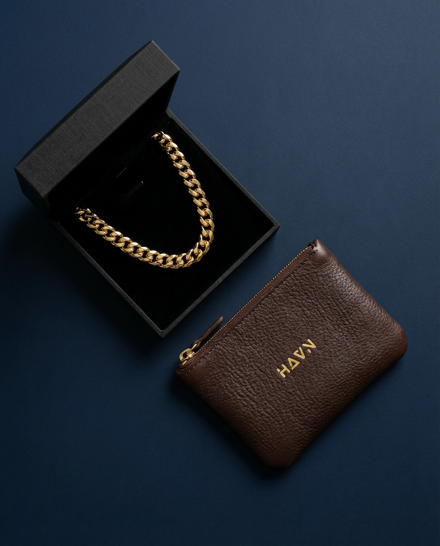 Gold 12mm Cuban Chain