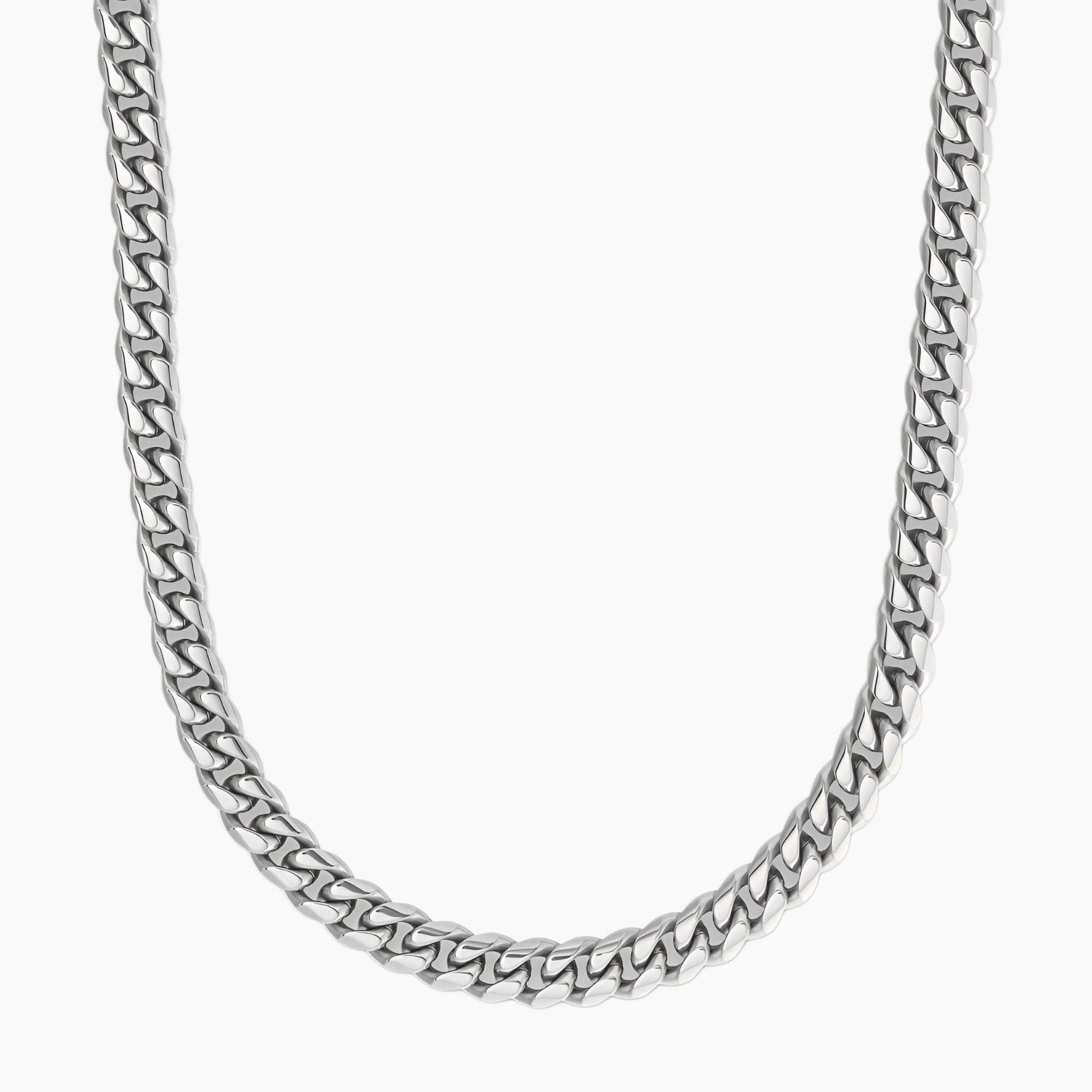 Cuban Link Chain Silver (5mm)