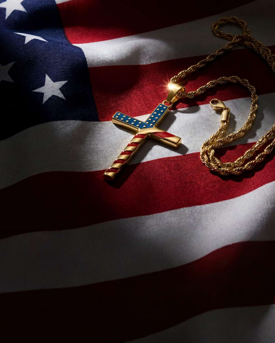 The American Cross Pendant by Havn Jewelry
