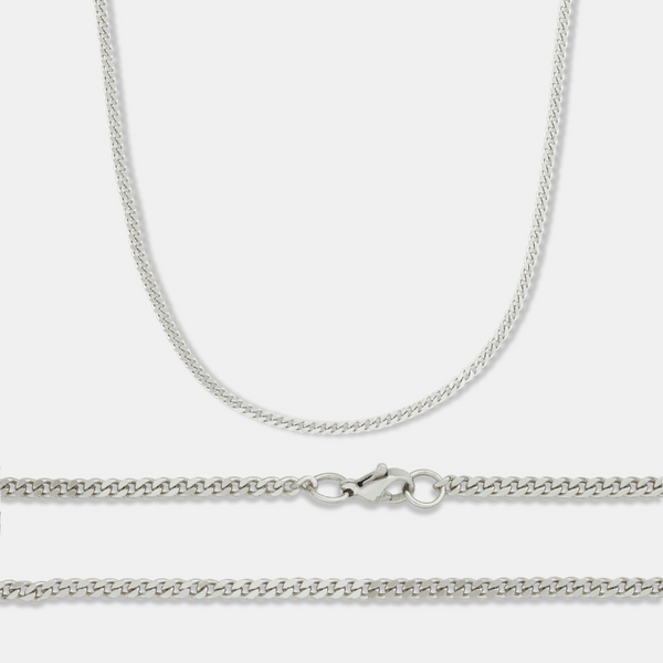 Micro Cuban Silver (3mm)