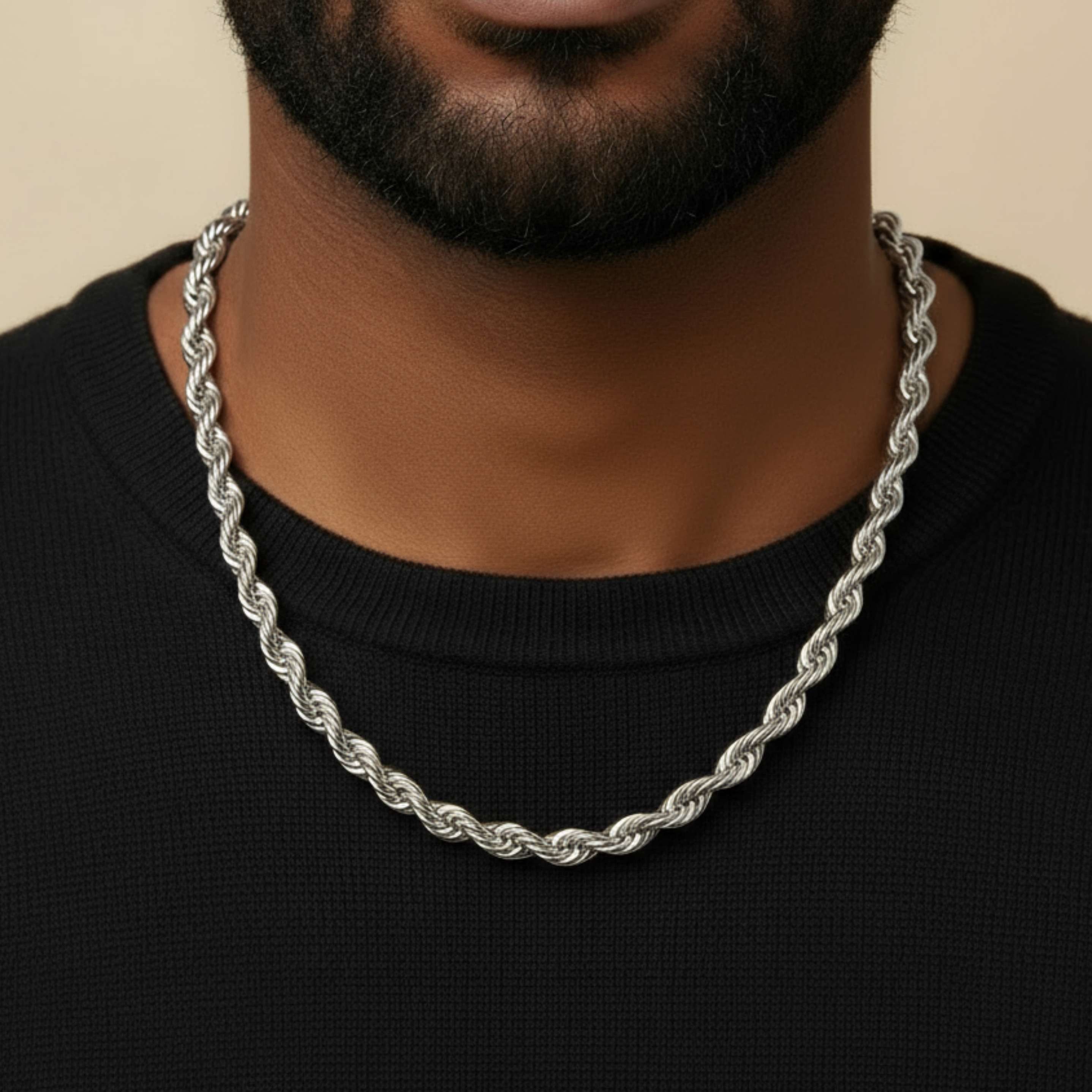 Rope Silver (8mm)